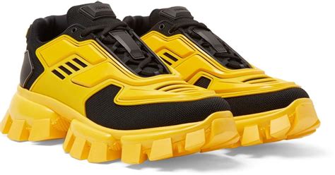 prada thunder cloudbust yellow|Prada cloudbust thunder sequined sneakers.